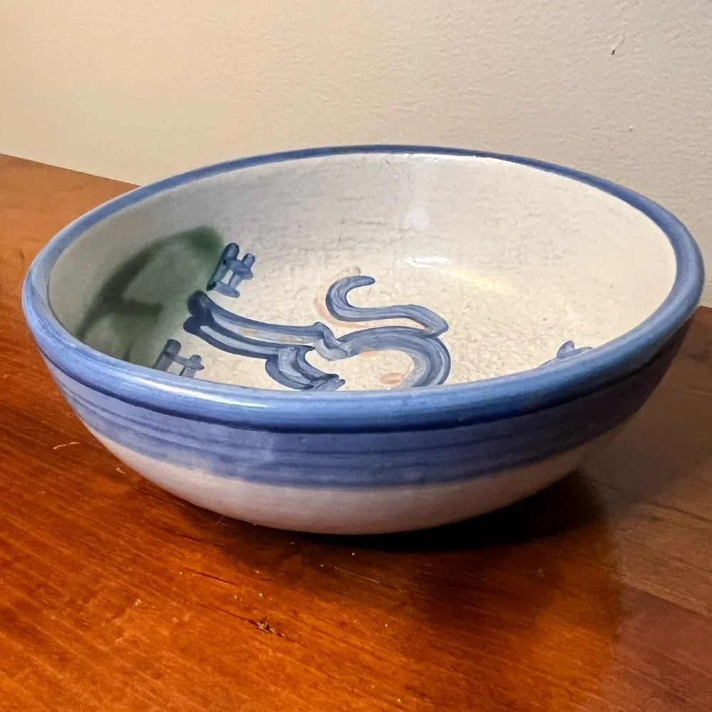 M.A.Hadley pottery vintage horse bowl